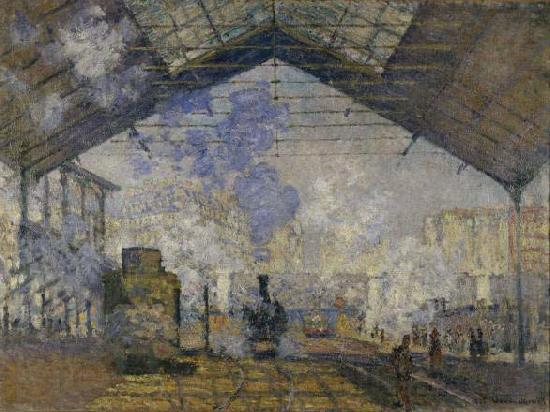 Claude Monet La Gare Saint-Lazare de Claude Monet Spain oil painting art